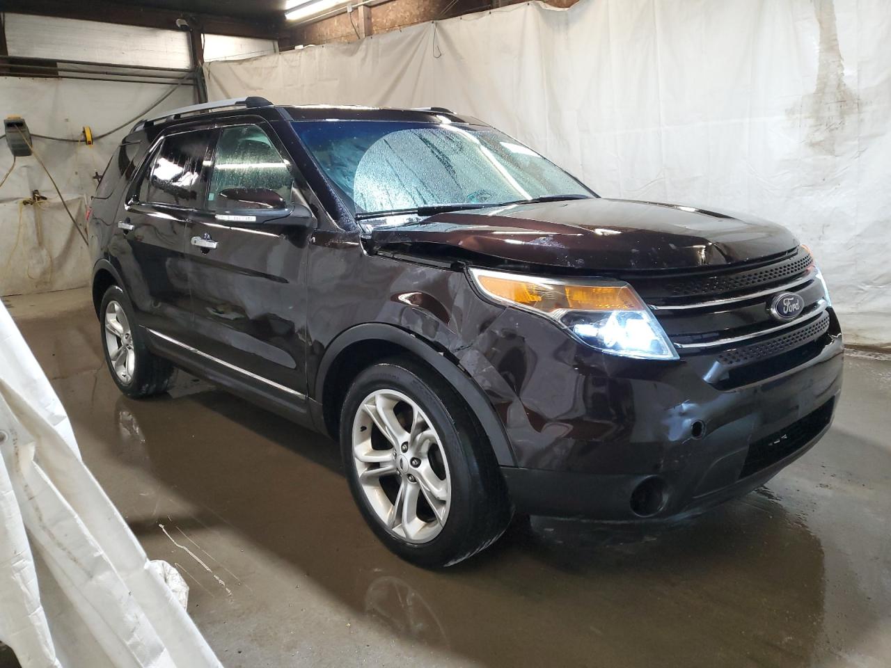 2014 Ford Explorer VIN 1FM5K8F84EGA64418 Copart auction photo, front end damage thumbnail 4