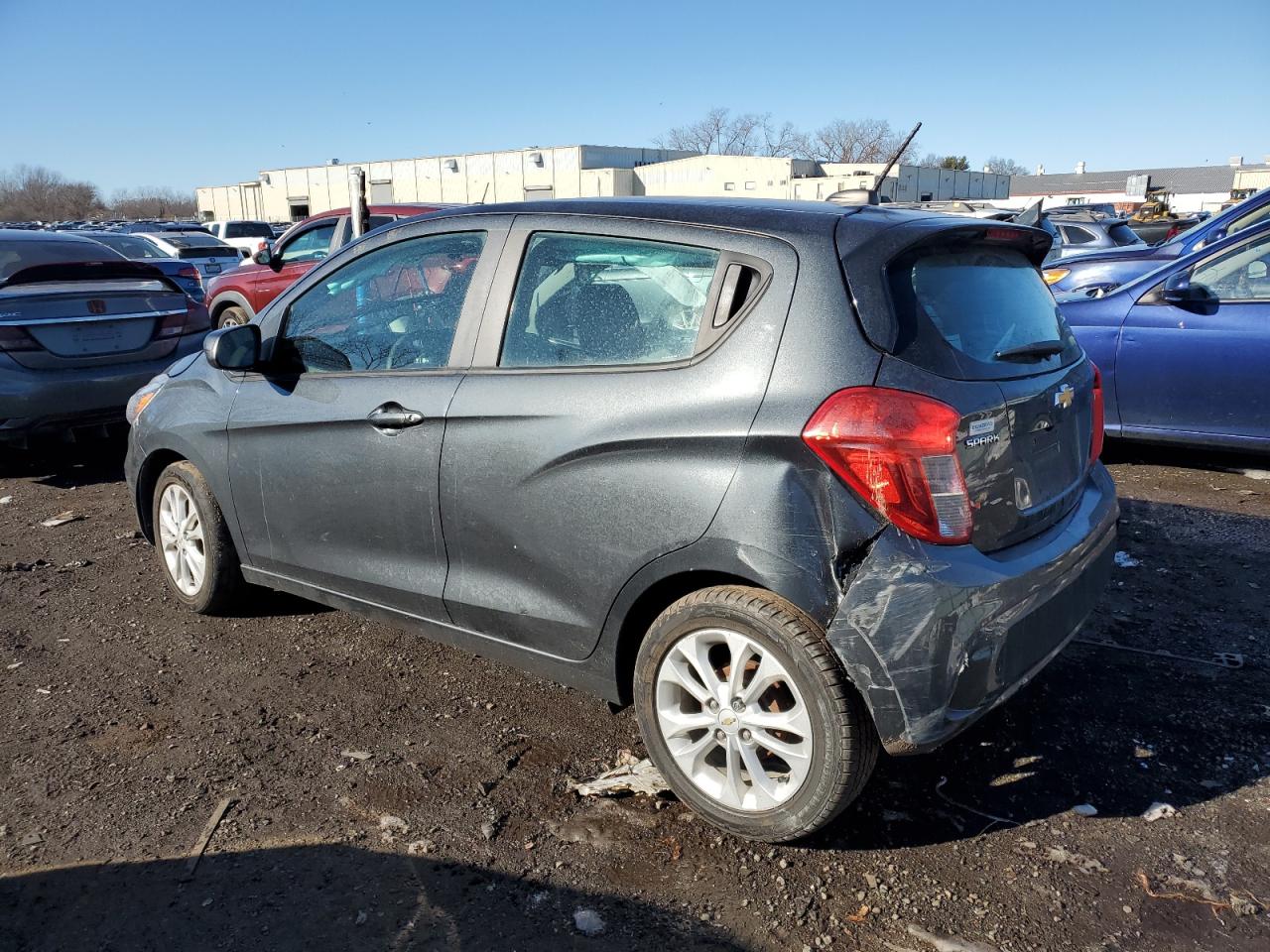 2019 Chevrolet Spark VIN KL8CD6SA2KC725877 Copart auction photo, front end / rear end damage thumbnail 2
