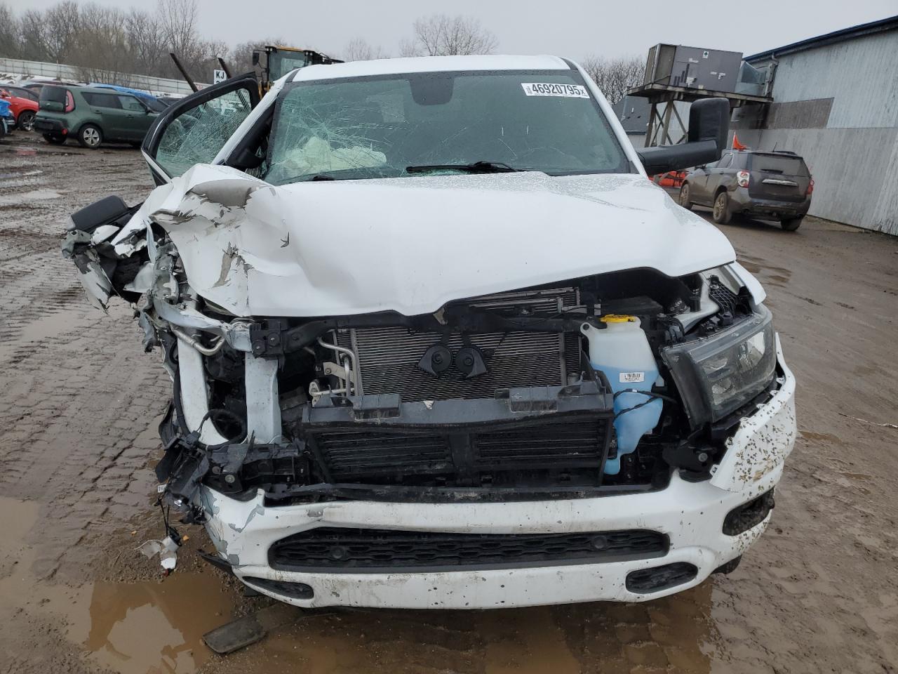 2022 RAM 1500 VIN 1C6SRFFM7NN375140 Copart auction photo, front end / side damage thumbnail 5