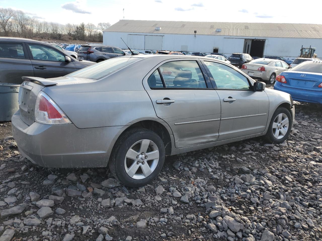 2009 Ford Fusion VIN 3FAHP07Z39R130425 Copart auction photo, side / front end damage thumbnail 3