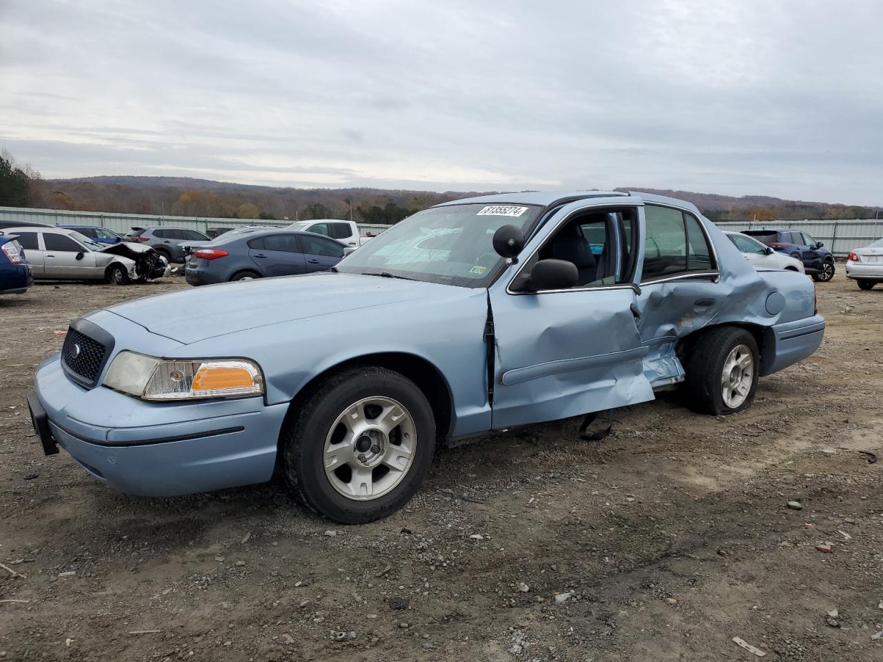 2001 Ford Crown Victoria VIN 2FAFP71W61X161009