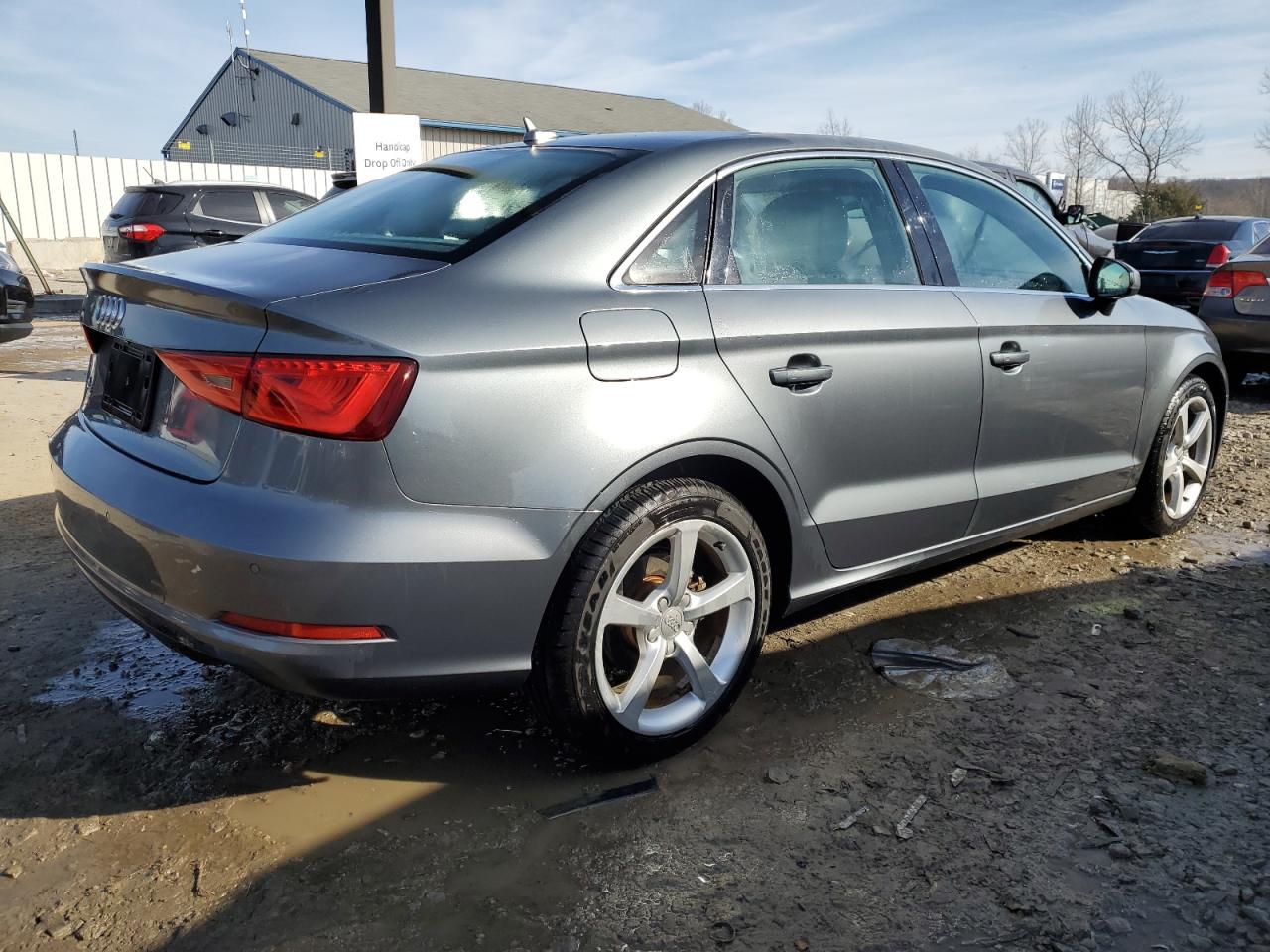 2015 Audi A3 VIN WAUACGFF8F1052928 Copart auction photo, front end / rear end damage thumbnail 3
