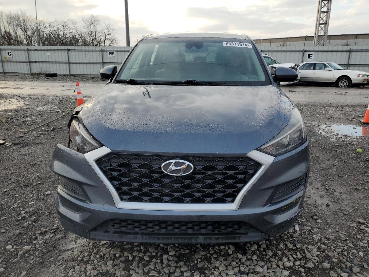 2019 Hyundai Tucson VIN KM8J2CA41KU942261 Copart auction photo, front end / vandalism damage thumbnail 5