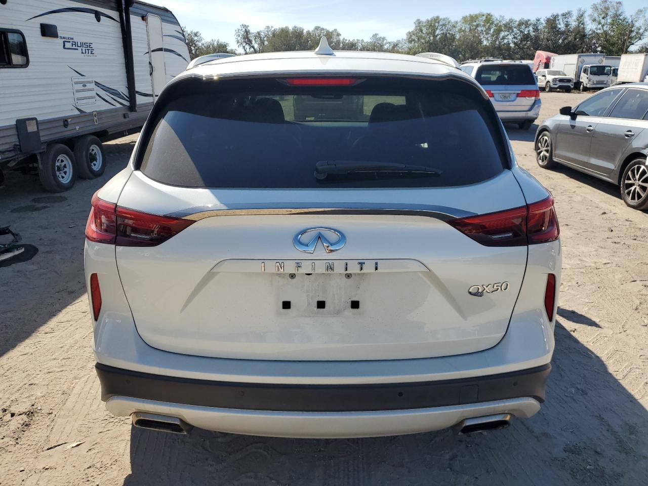 2021 Infiniti QX50 VIN 3PCAJ5BA2MF102184 Copart auction photo, front end damage thumbnail 6