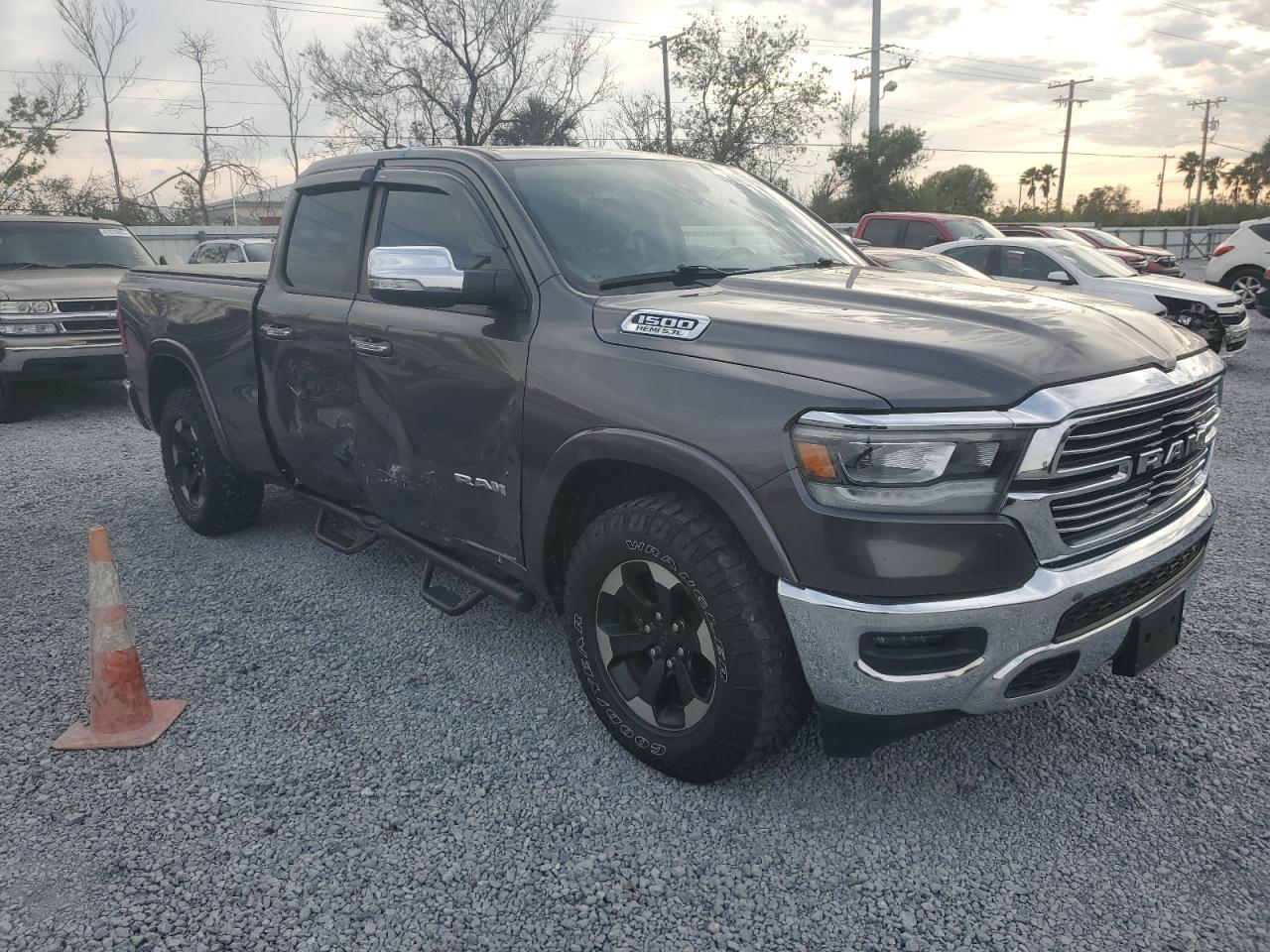 2020 RAM 1500 VIN 1C6SRFDTXLN280059 Copart auction photo, all over damage thumbnail 4