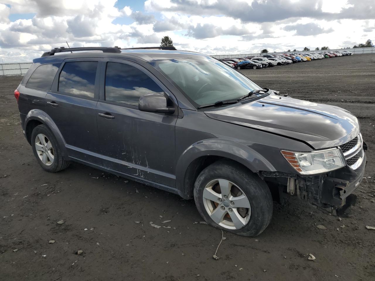 2015 Dodge Journey VIN 3C4PDCAB5FT728655 Copart auction photo, front end / side damage thumbnail 4