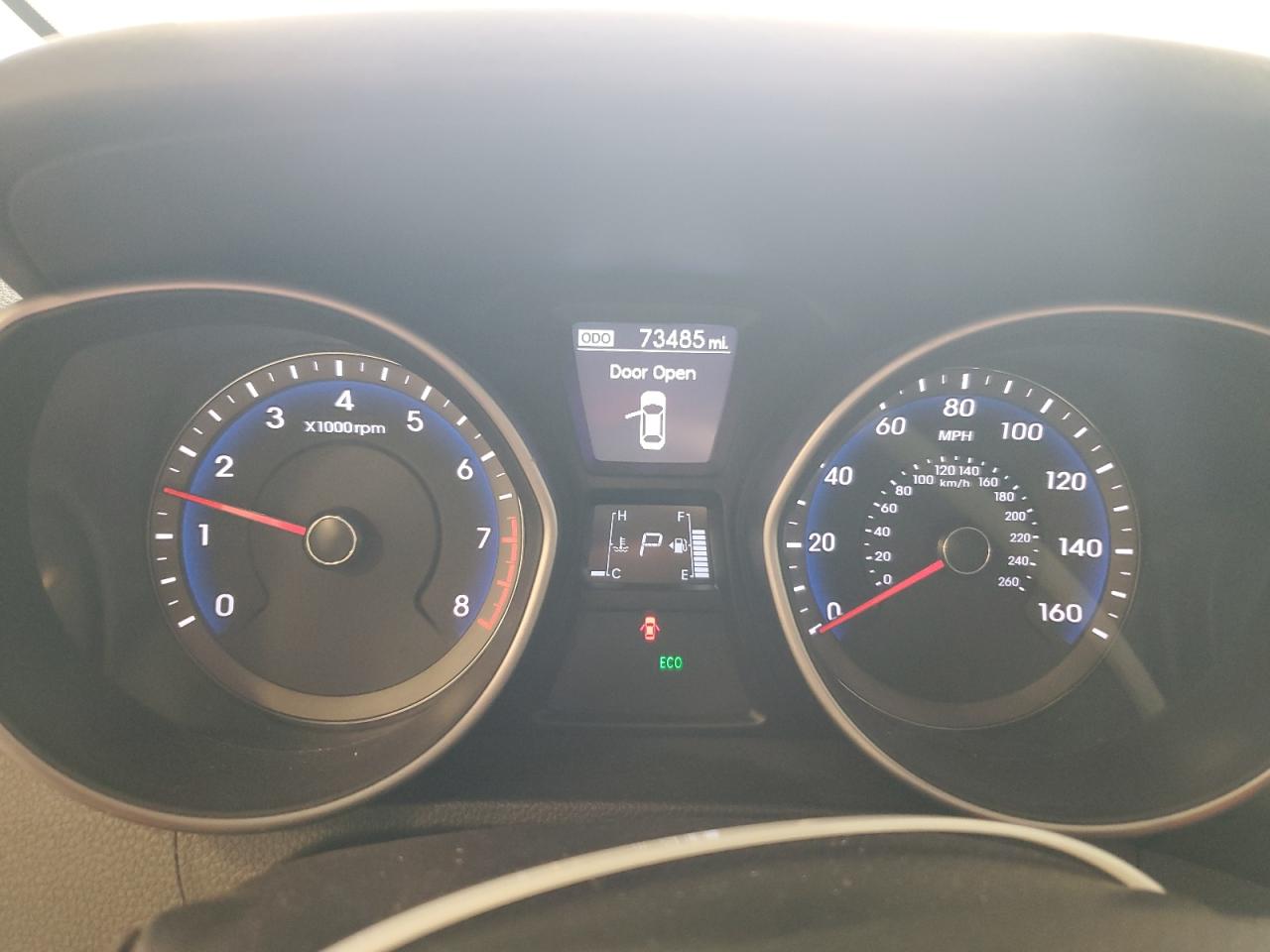 2013 Hyundai Elantra VIN KMHD35LE4DU089711 Copart auction photo, front end damage thumbnail 9