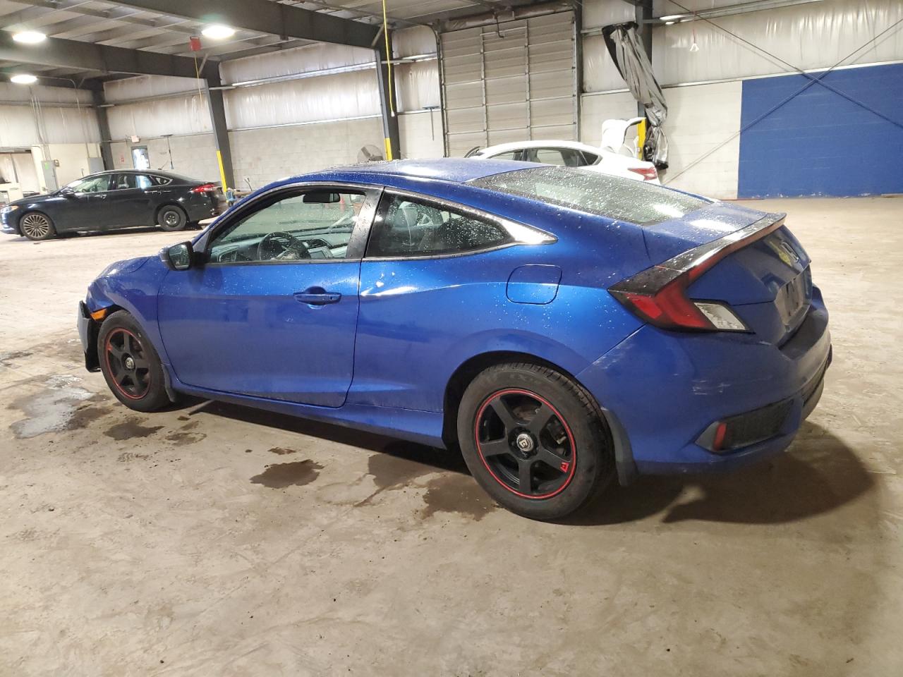2016 Honda Civic VIN 2HGFC4B09GH314677 Copart auction photo, front end / side damage thumbnail 2