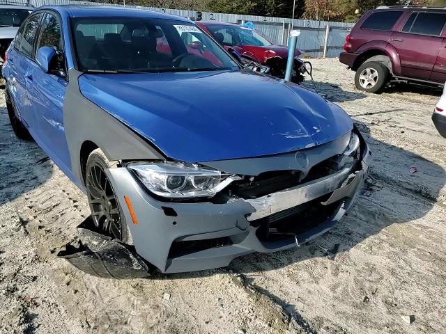 2015 BMW 3er VIN WBA3B3C58FJ983977 Copart auction photo, all over damage thumbnail 10
