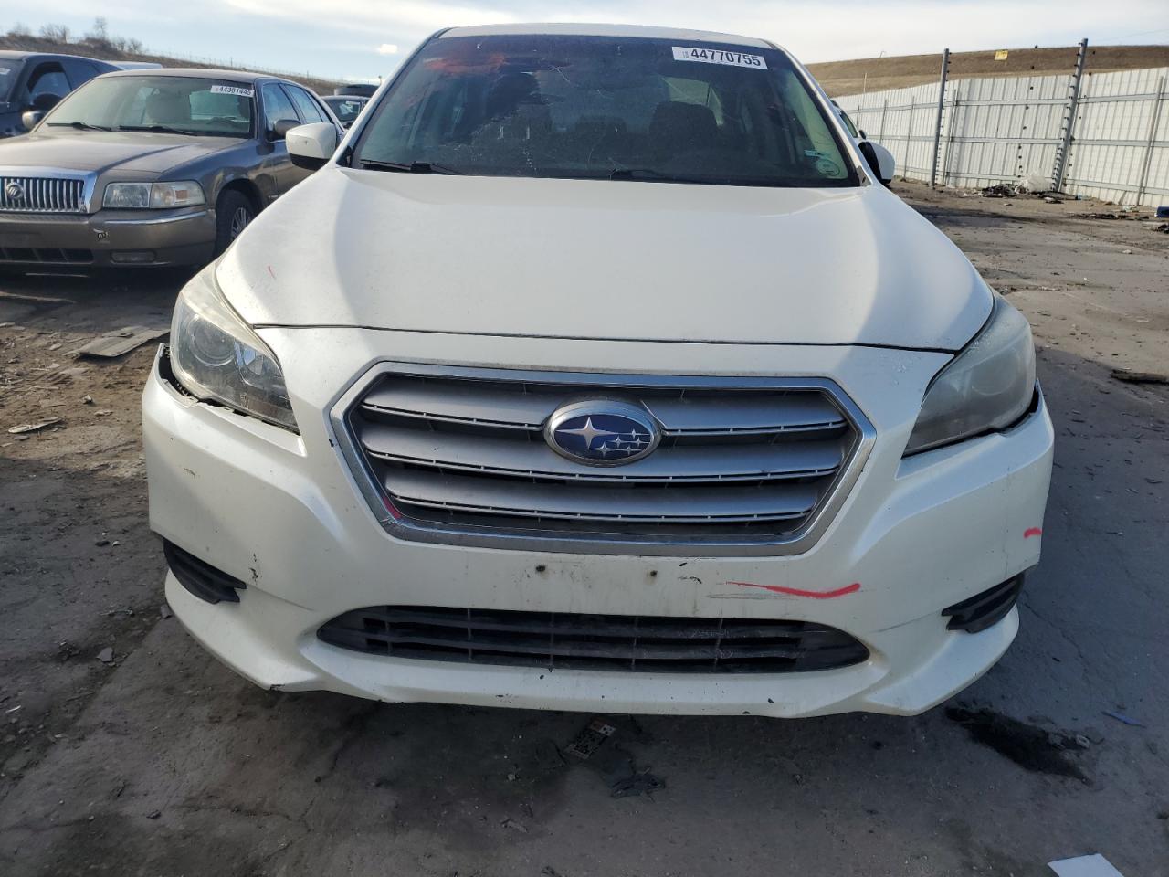 2017 Subaru Legacy VIN 4S3BNAC60H3051587 Copart auction photo, front end / side damage thumbnail 5