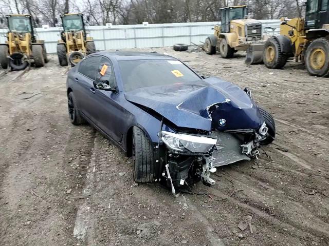 2018 BMW 5er VIN WBAJE7C52JWC55950 Copart auction photo, front end / side damage thumbnail 10
