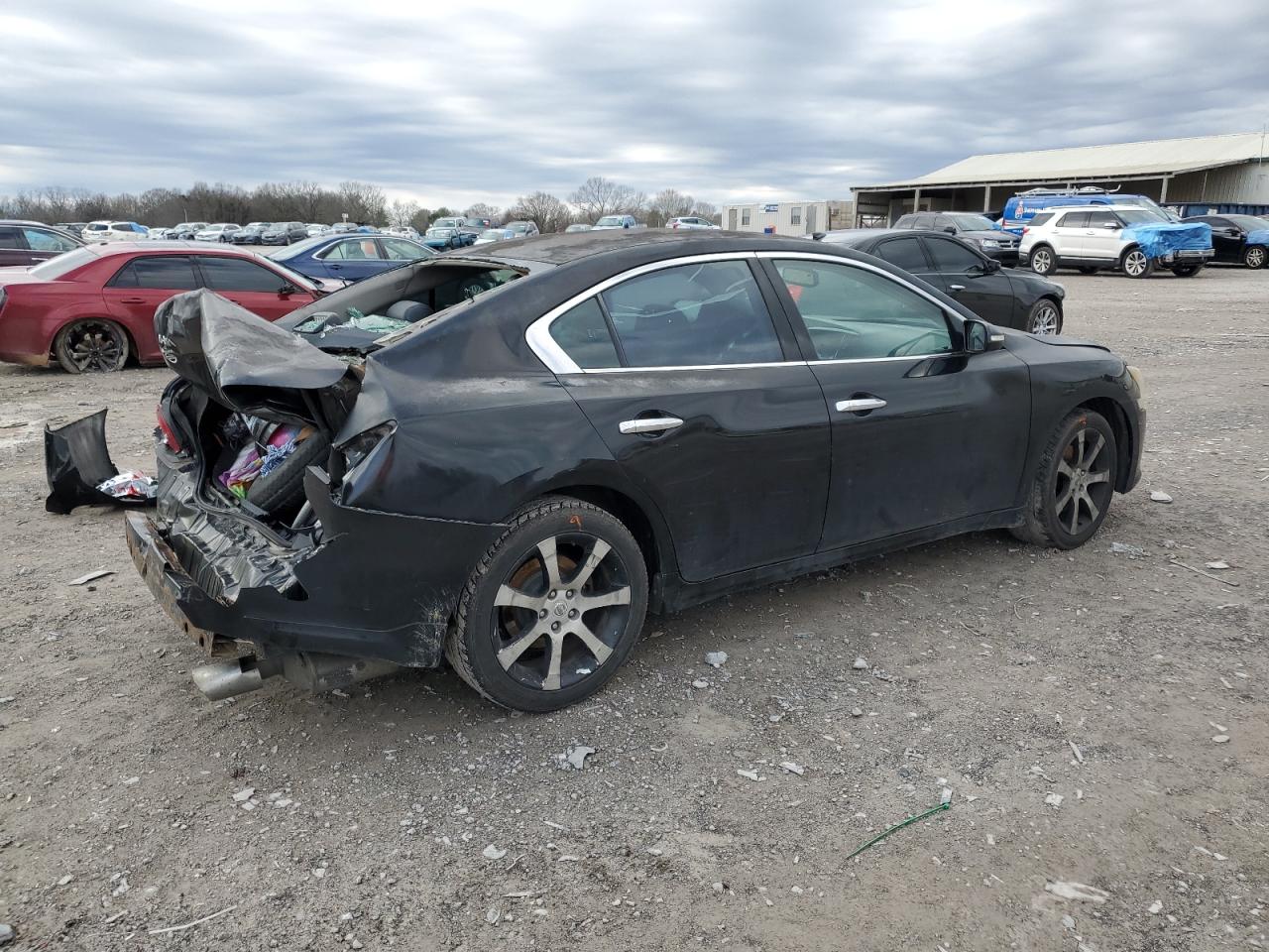 2009 Nissan Maxima VIN 1N4AA51E49C841751 Copart auction photo, rear end / undercarriage damage thumbnail 3