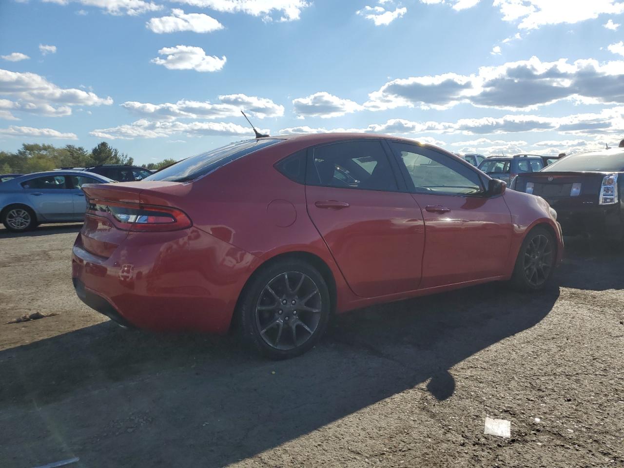 2013 Dodge Dart VIN 1C3CDFBA4DD304400 Copart auction photo, rear end / top/roof damage thumbnail 3