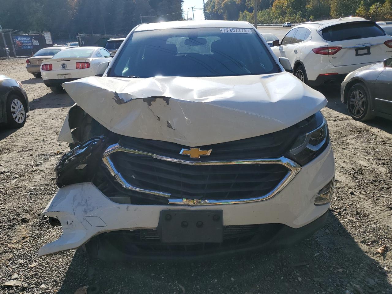 2019 Chevrolet Equinox VIN 3GNAXKEV2KS639029 Copart auction photo, front end damage thumbnail 5
