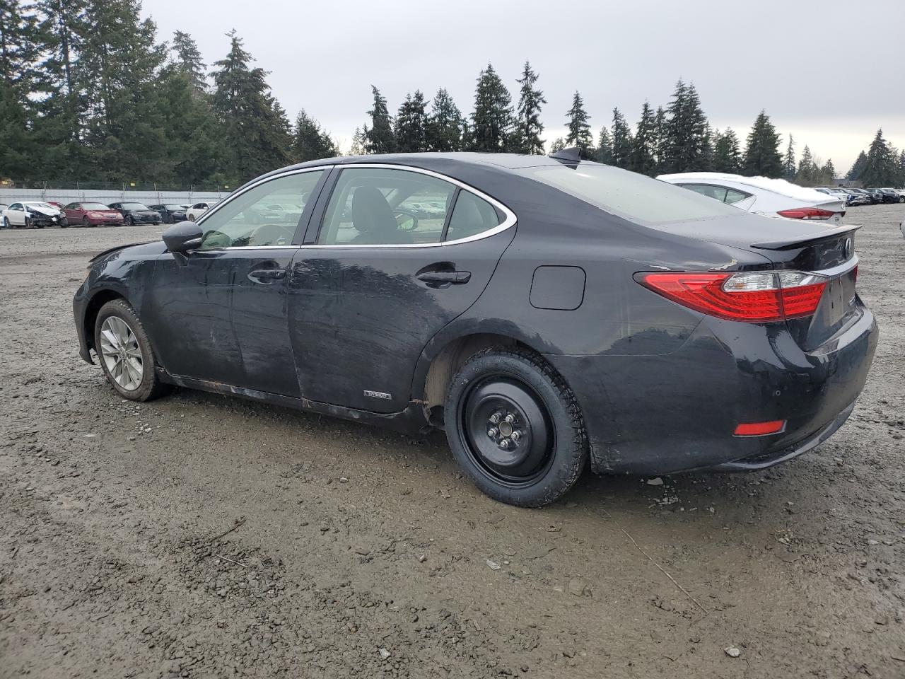 2015 Lexus ES VIN JTHBW1GG7F2085270 Copart auction photo, front end / rear end damage thumbnail 2