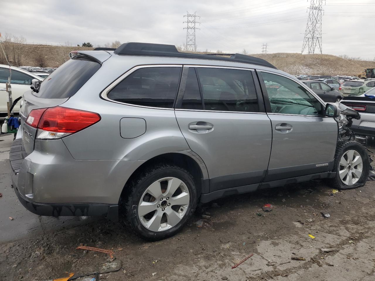 2011 Subaru Outback VIN 4S4BRBGC4B3447762 Copart auction photo, front end / side damage thumbnail 3