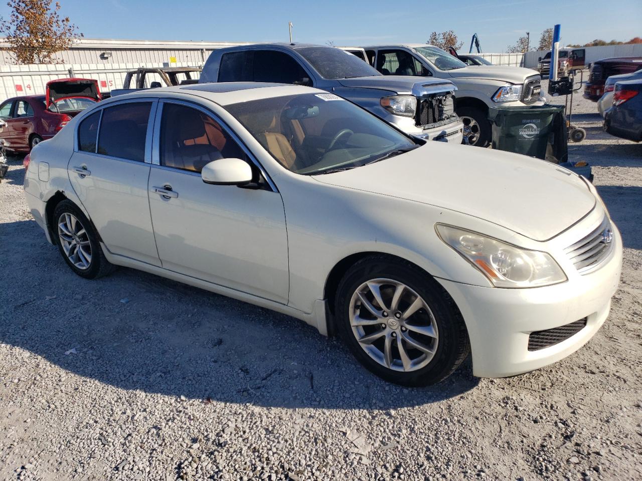 2007 Infiniti G VIN JNKBV61E87M726407 Copart auction photo, front end / minor dent/scratches damage thumbnail 4