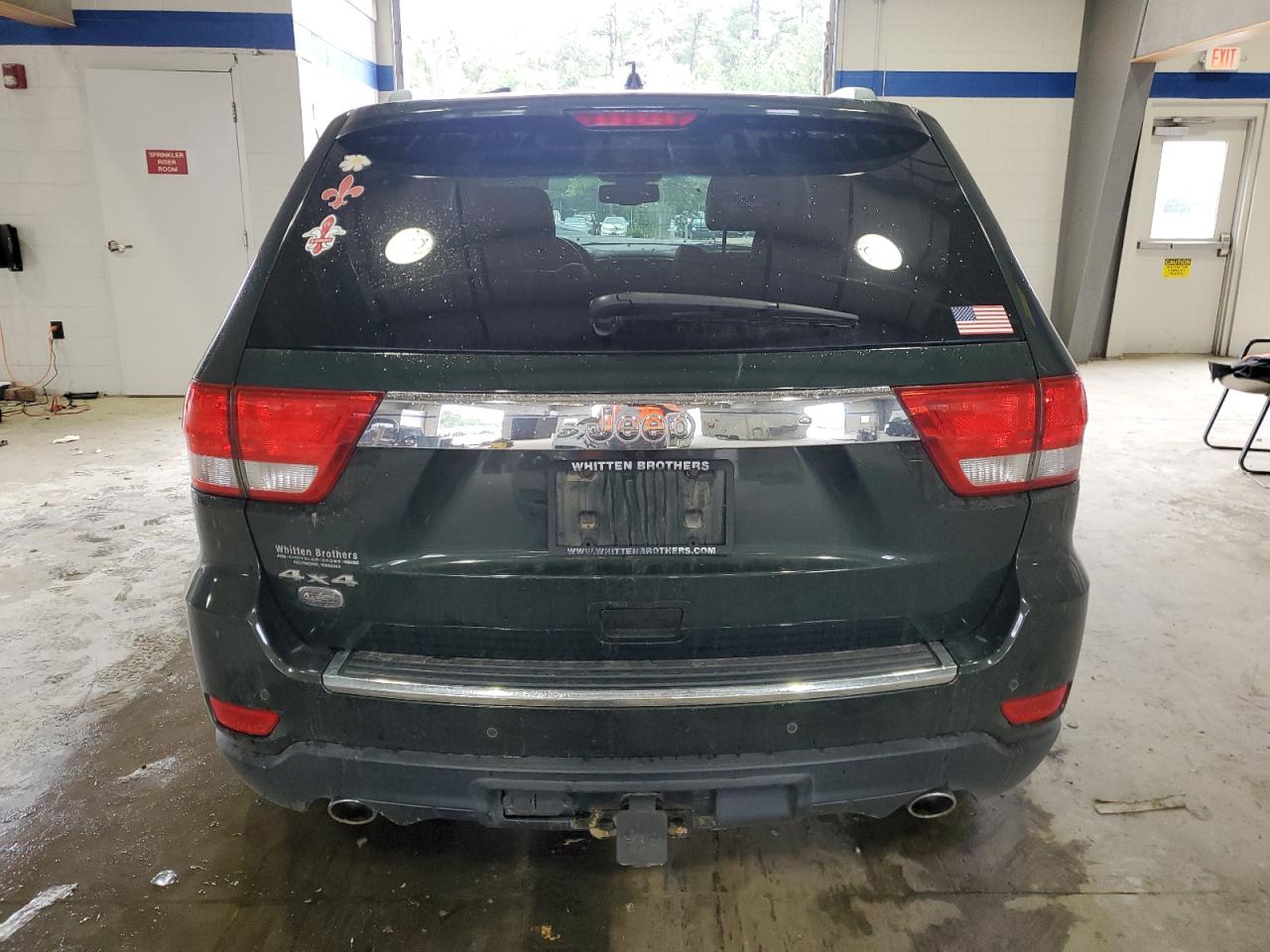 2011 Jeep Grand Cherokee VIN 1J4RR6GT9BC722238 Copart auction photo, all over damage thumbnail 6