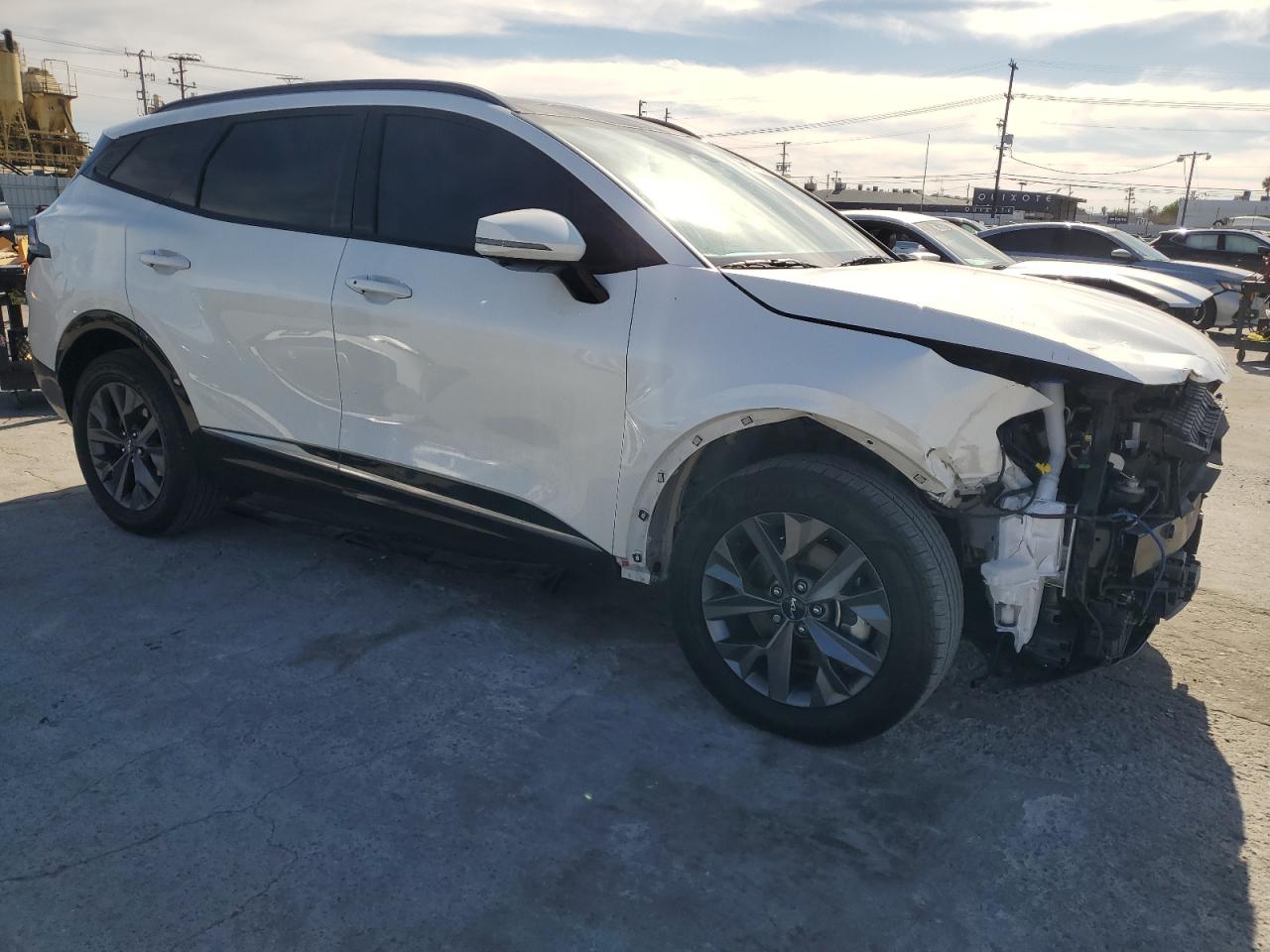 2023 KIA Sportage VIN KNDPXCAG0P7037543 Copart auction photo, front end damage thumbnail 4