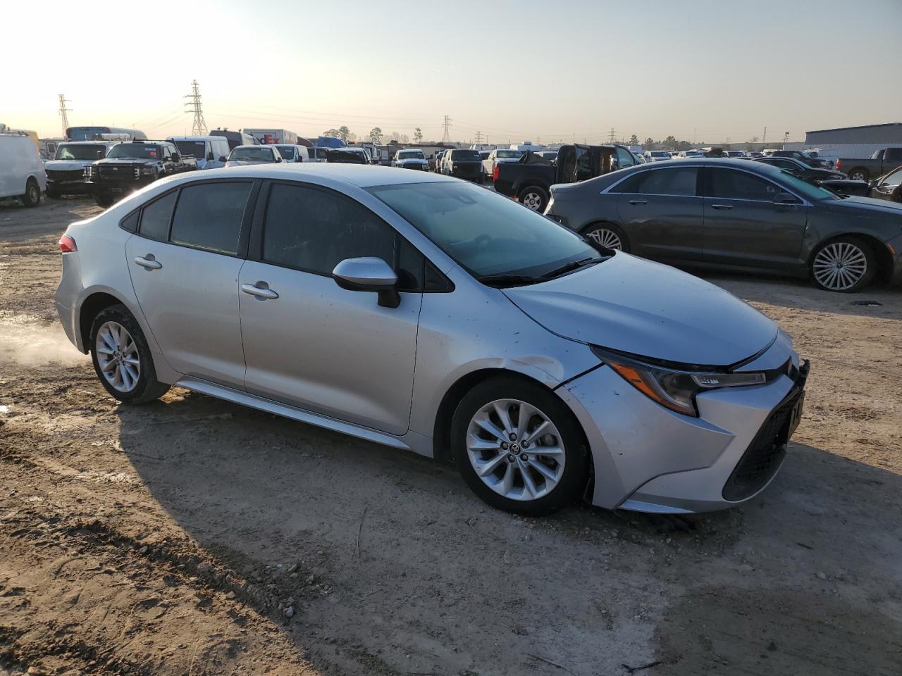 2022 Toyota Corolla VIN JTDVPMAE1NJ221062 Copart auction photo, front end damage thumbnail 4