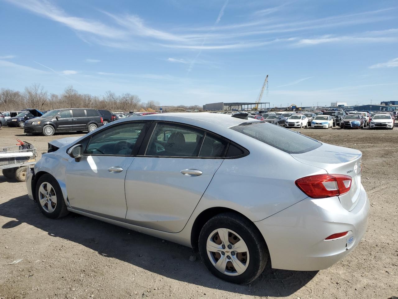 2018 Chevrolet Cruze VIN 1G1BC5SM2J7189166 Copart auction photo, front end damage thumbnail 2