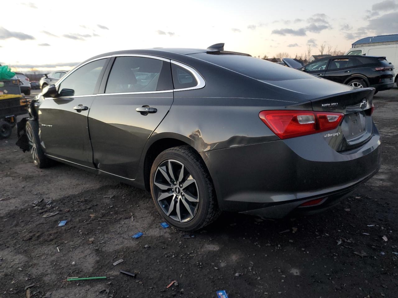 2016 Chevrolet Malibu VIN 1G1ZE5ST1GF206196 Copart auction photo, front end / side damage thumbnail 2