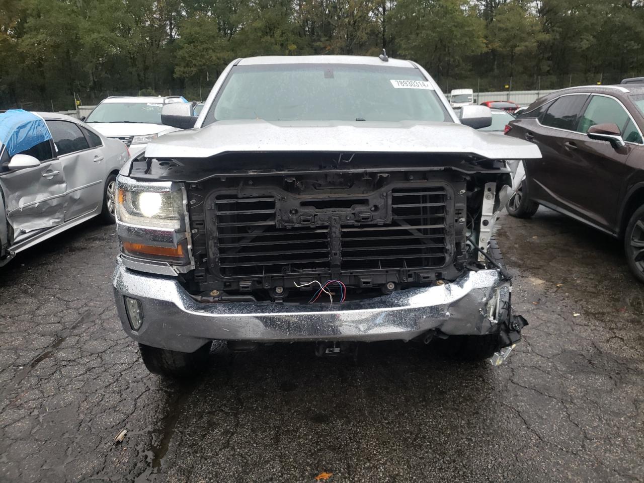 2017 Chevrolet Silverado VIN 3GCPCRECXHG357447 Copart auction photo, front end / rear end damage thumbnail 5