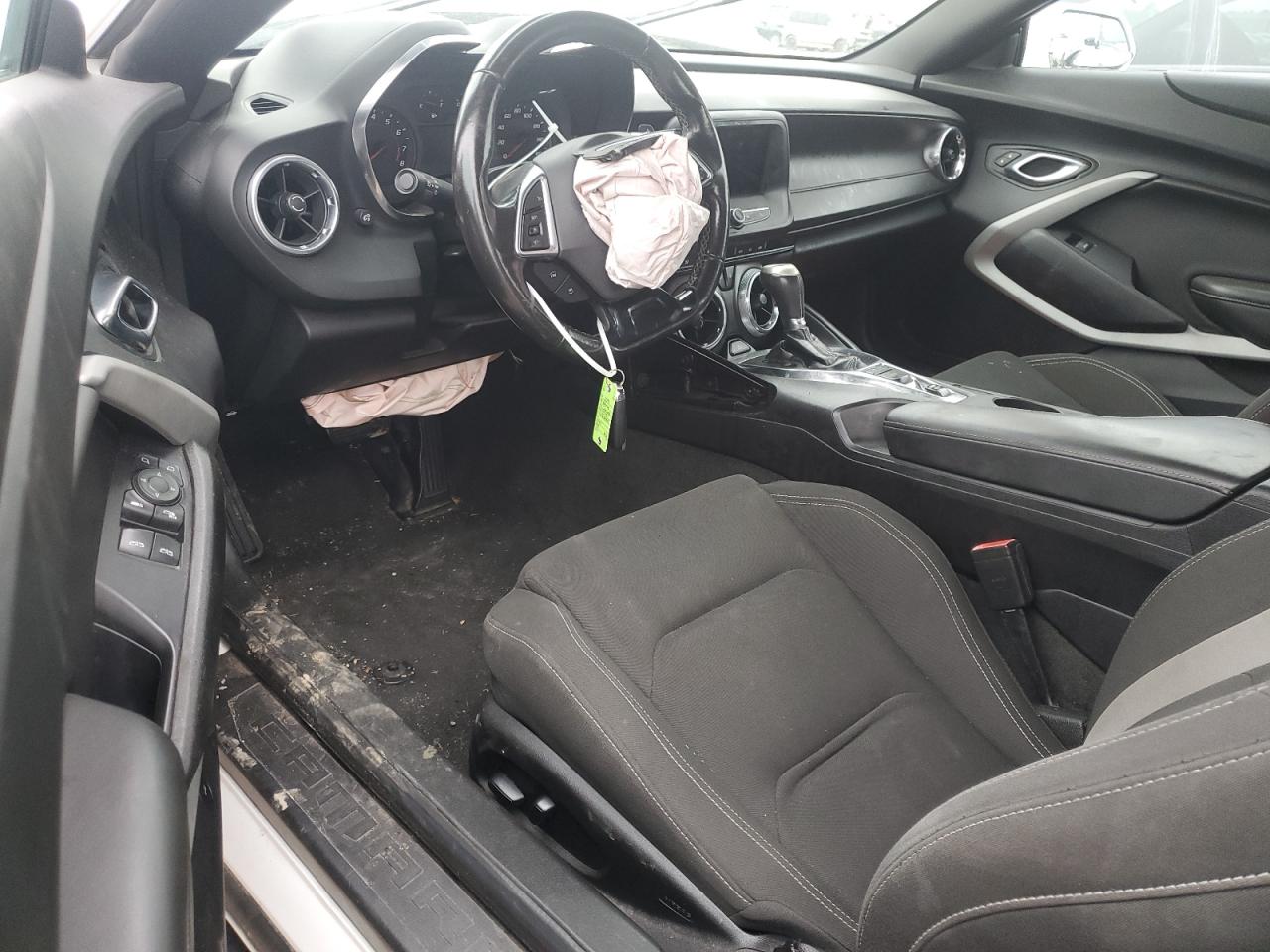 2019 Chevrolet Camaro VIN 1G1FB3DS6K0137151 Copart auction photo, front end / side damage thumbnail 8