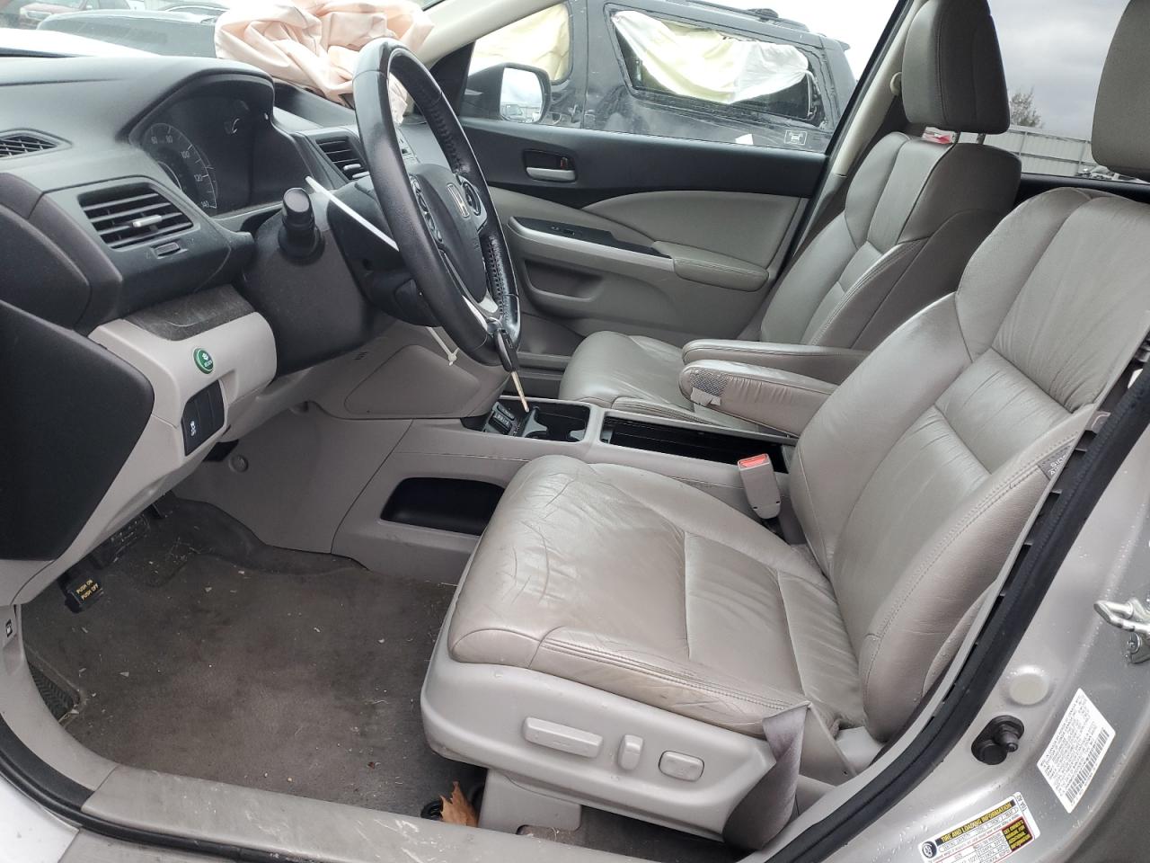 2012 Honda CR-V VIN 2HKRM3H72CH508105 Copart auction photo, front end / side damage thumbnail 7