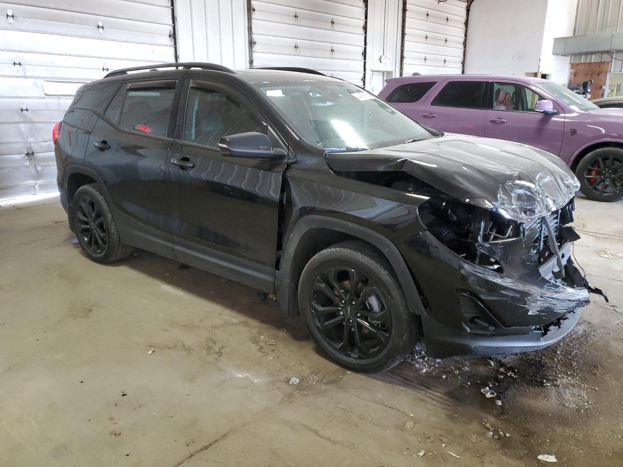 2021 GMC Terrain VIN 3GKALVEV9ML367246 Copart auction photo, front end damage thumbnail 4