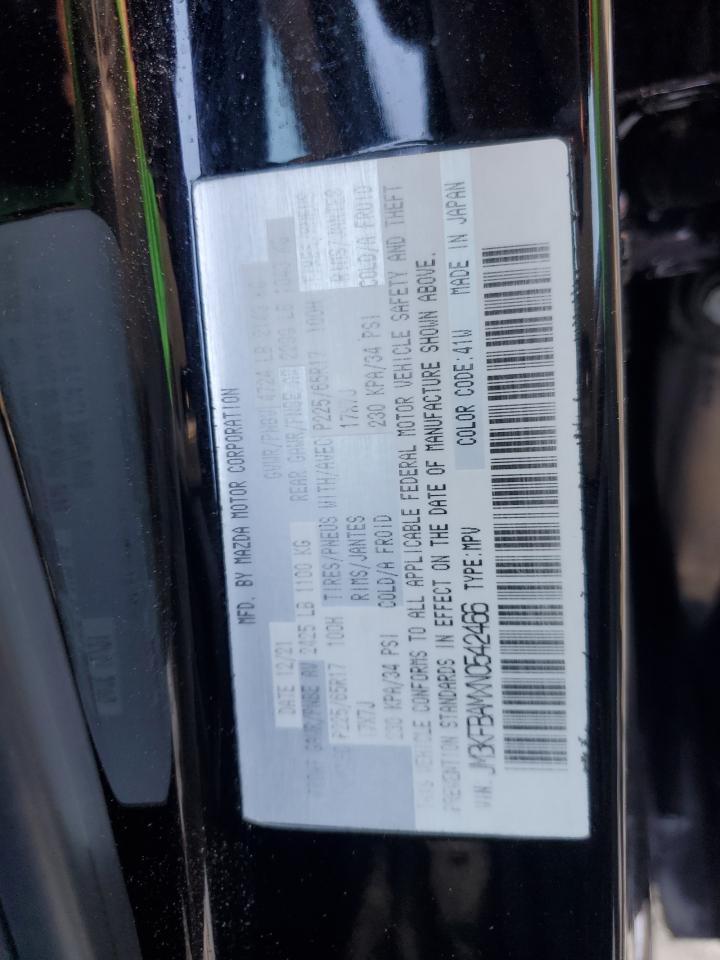 2022 Mazda CX-5 VIN JM3KFBAMXN0542466 Copart auction photo, front end / minor dent/scratches damage thumbnail 13