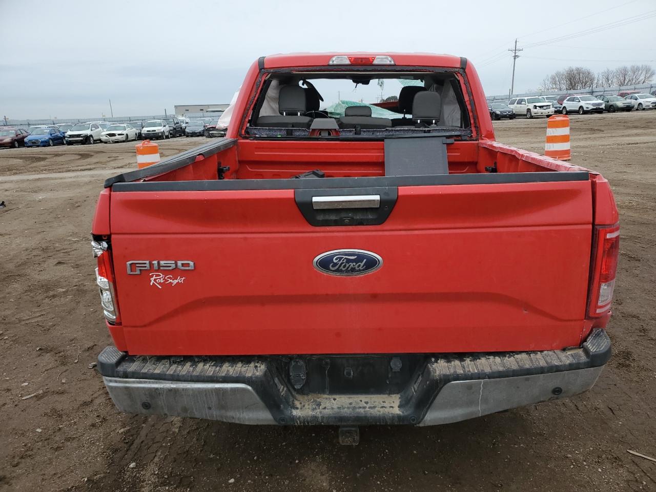 2016 Ford F-150 VIN 1FTEW1EP3GFA12912 Copart auction photo, rollover damage thumbnail 6