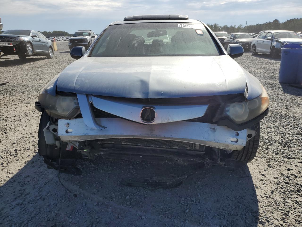 2009 Acura TSX VIN JH4CU26659C010302 Copart auction photo, front end damage thumbnail 5