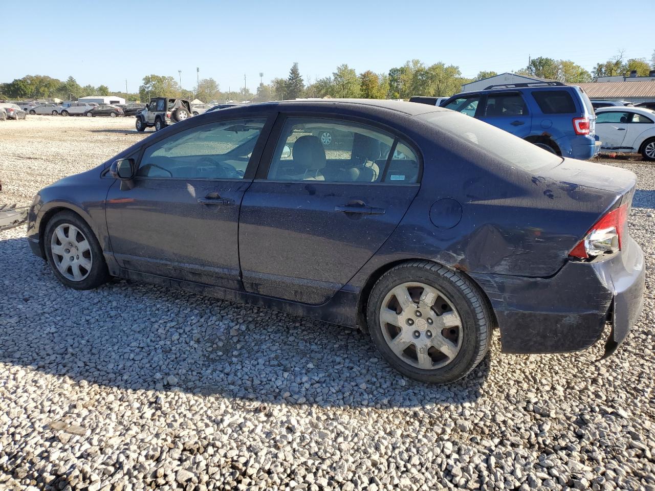 2008 Honda Civic VIN 1HGFA16548L014561 Copart auction photo, rear end damage thumbnail 2