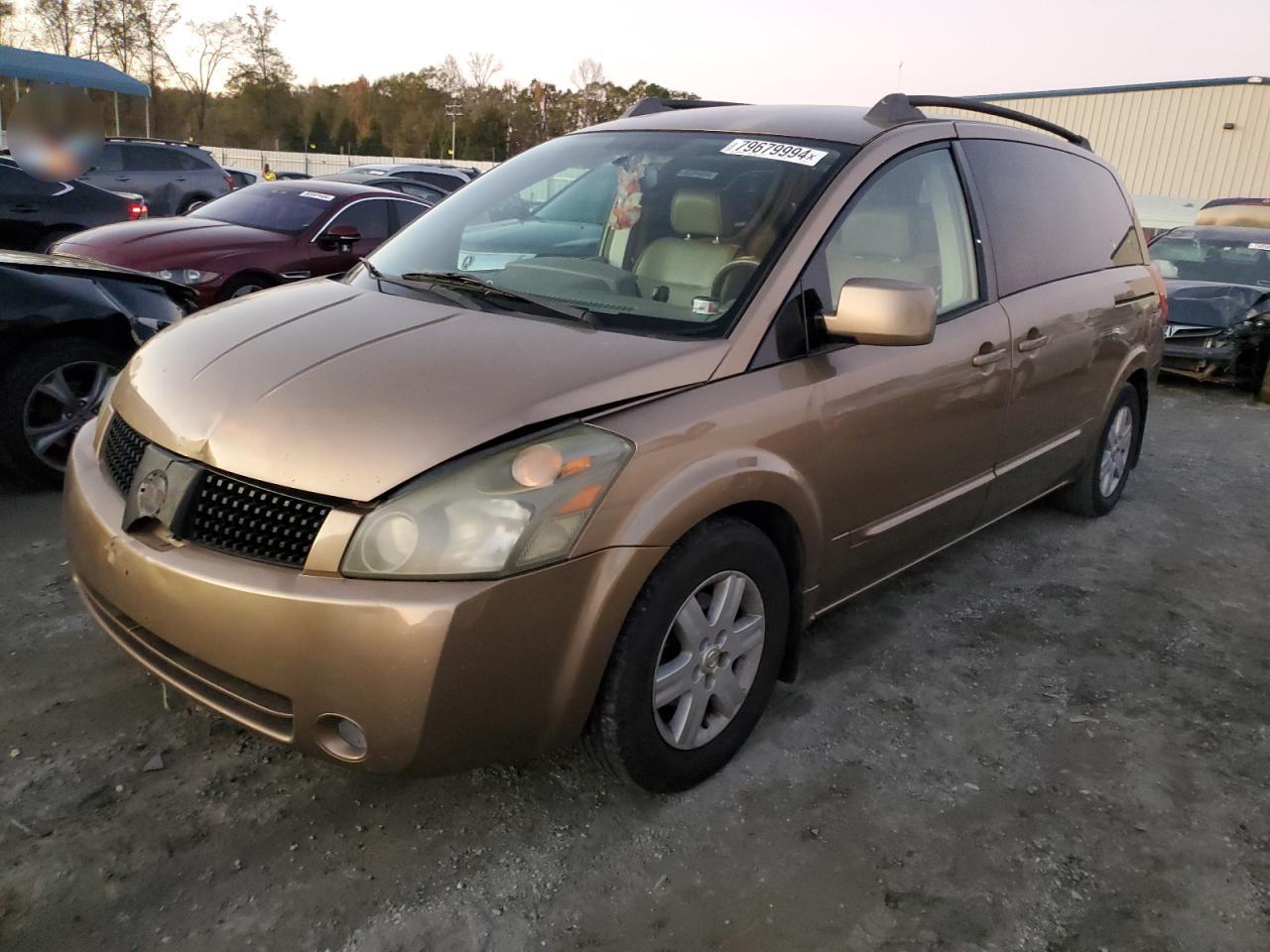 2004 Nissan Quest VIN 5N1BV28U34N330975