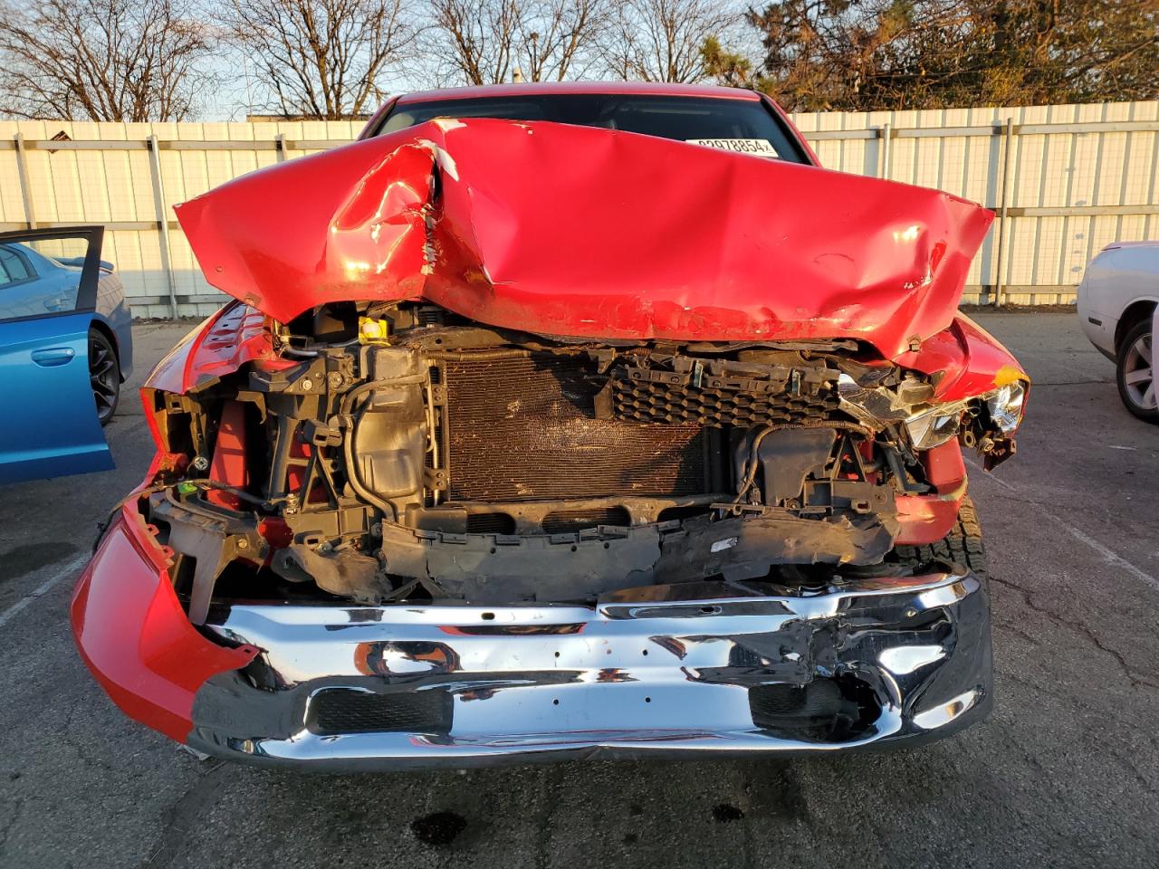 2013 RAM 1500 VIN 1C6RR7GP3DS659734 Copart auction photo, front end damage thumbnail 5