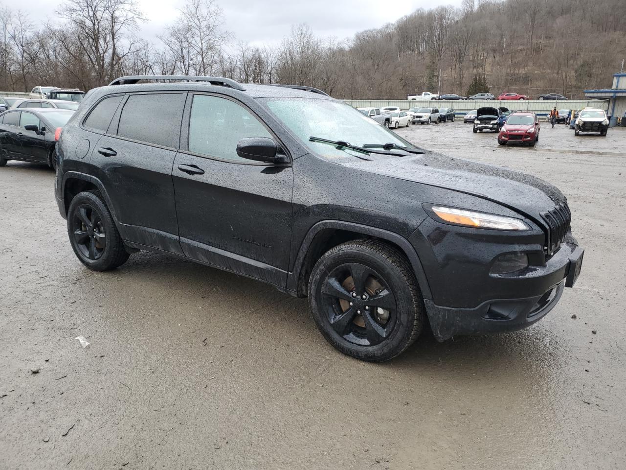 2015 Jeep Grand Cherokee VIN 1C4PJMCB0FW756224 Copart auction photo, front end / side damage thumbnail 4