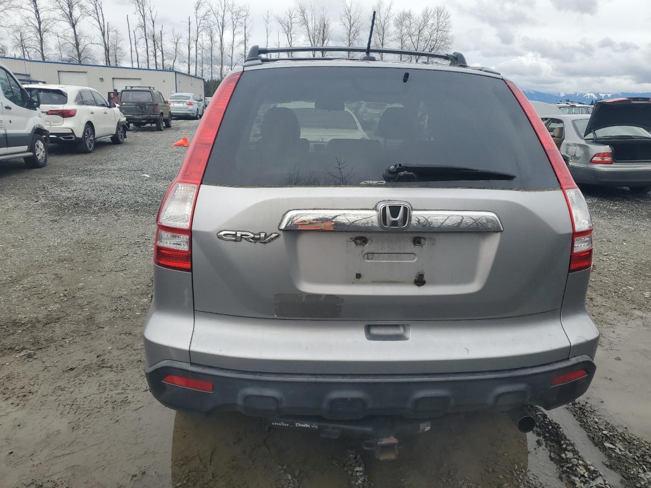 2008 Honda CR-V VIN JHLRE48768C044695 Copart auction photo, front end / side damage thumbnail 6