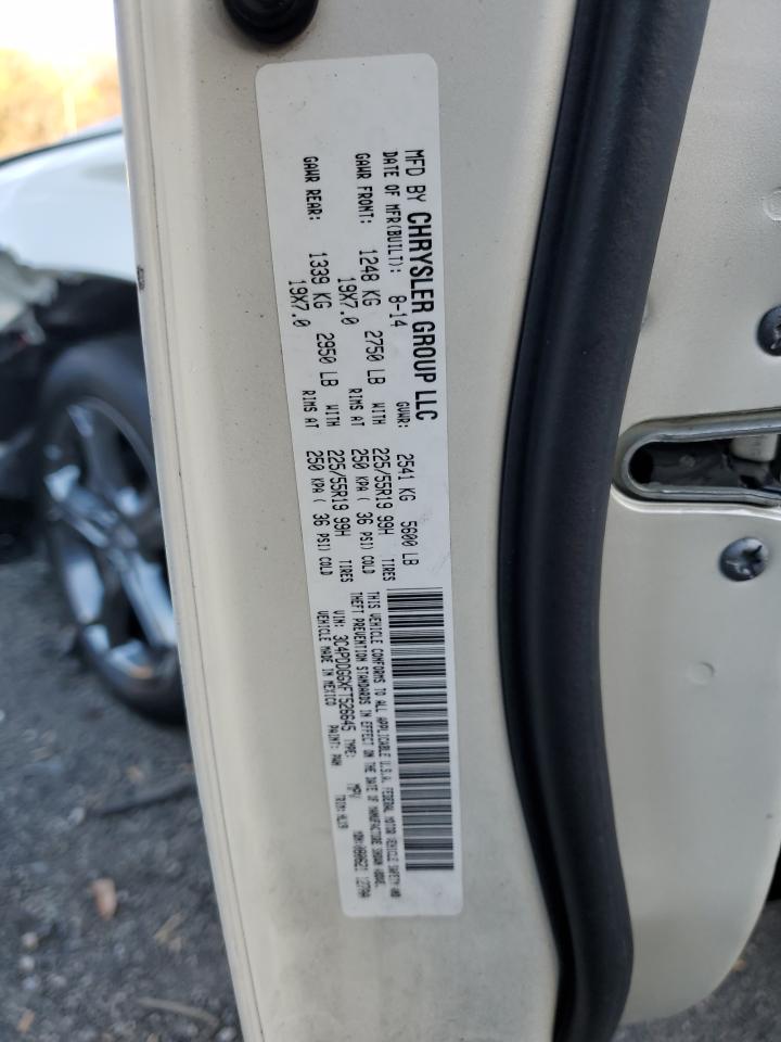 2015 Dodge Journey VIN 3C4PDDGGXFT526645 Copart auction photo, mechanical / front end damage thumbnail 13