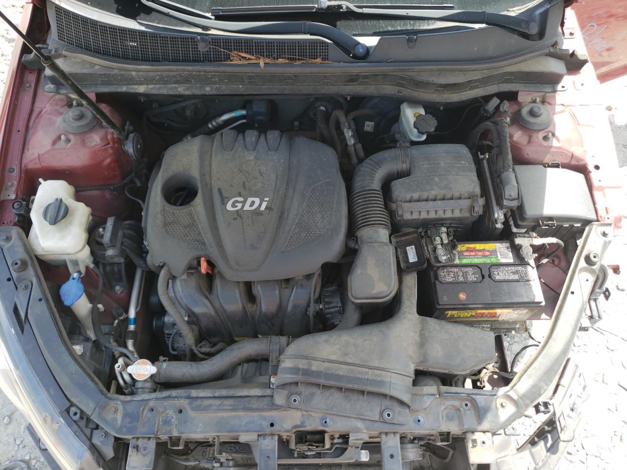 2011 KIA Optima VIN KNAGM4A73B5126149 Copart auction photo, front end / side damage thumbnail 11