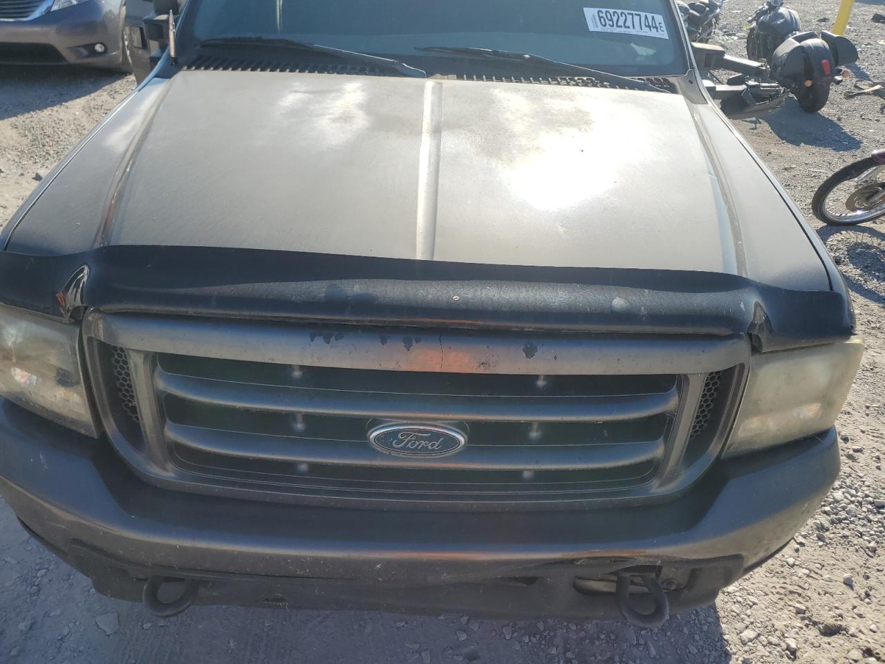 2003 Ford F250 VIN 1FTNW21F63EA21929 Copart auction photo, rear end damage thumbnail 11