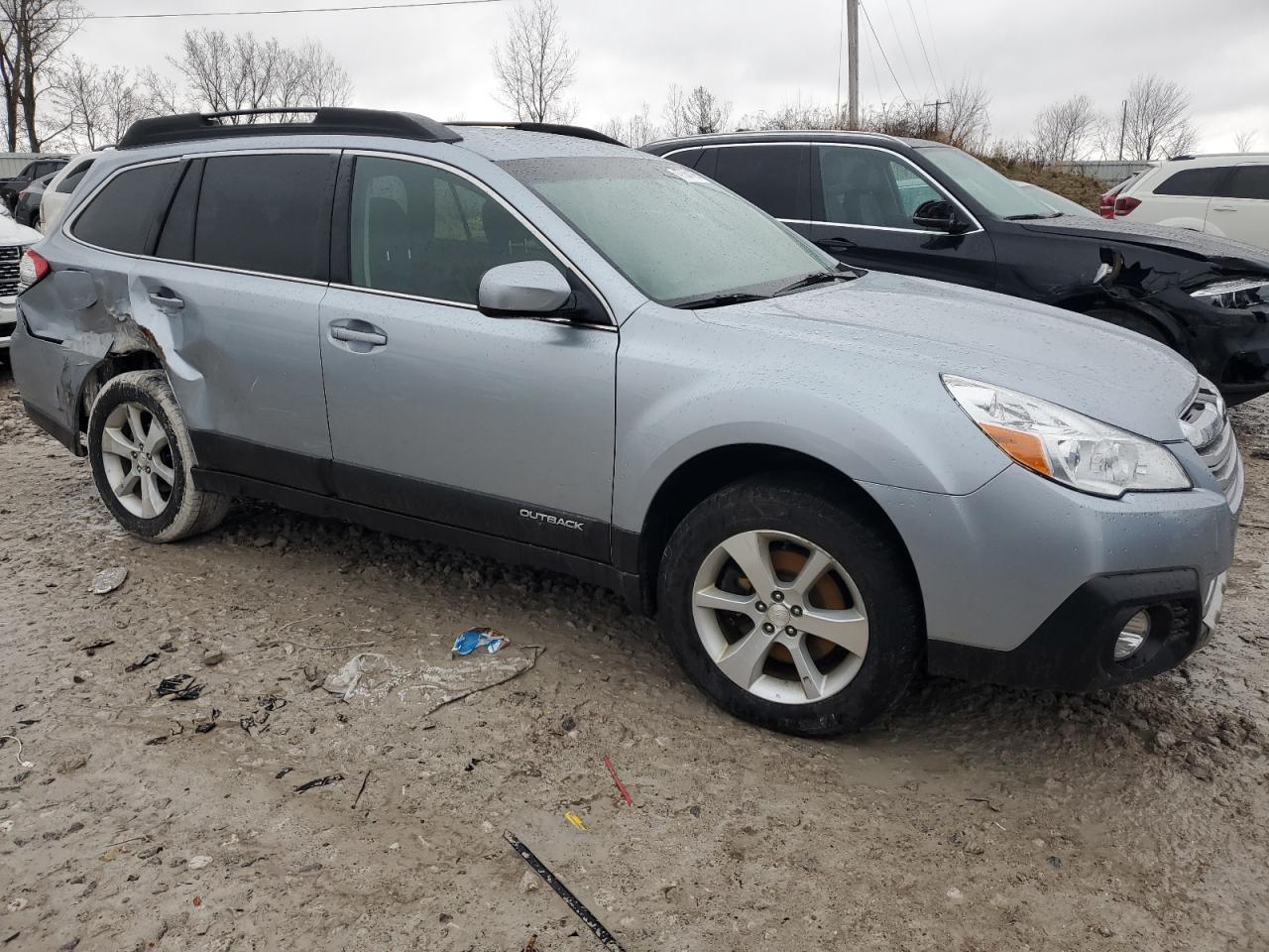 2013 Subaru Outback VIN 4S4BRDJC3D2320630 Copart auction photo, side / rear end damage thumbnail 4