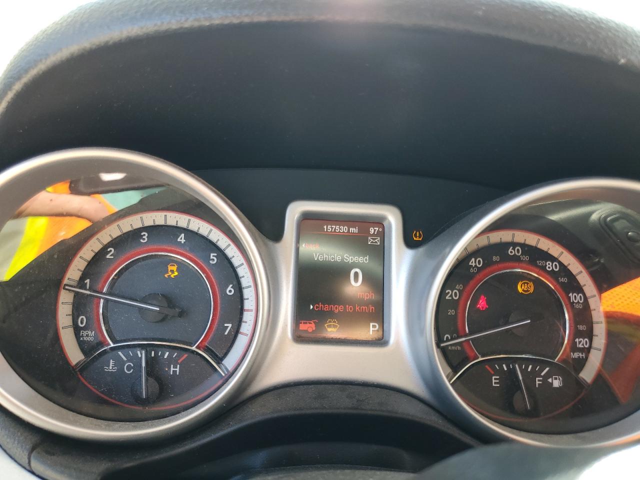 2014 Dodge Journey VIN 3C4PDCABXET153595 Copart auction photo, front end / side damage thumbnail 9