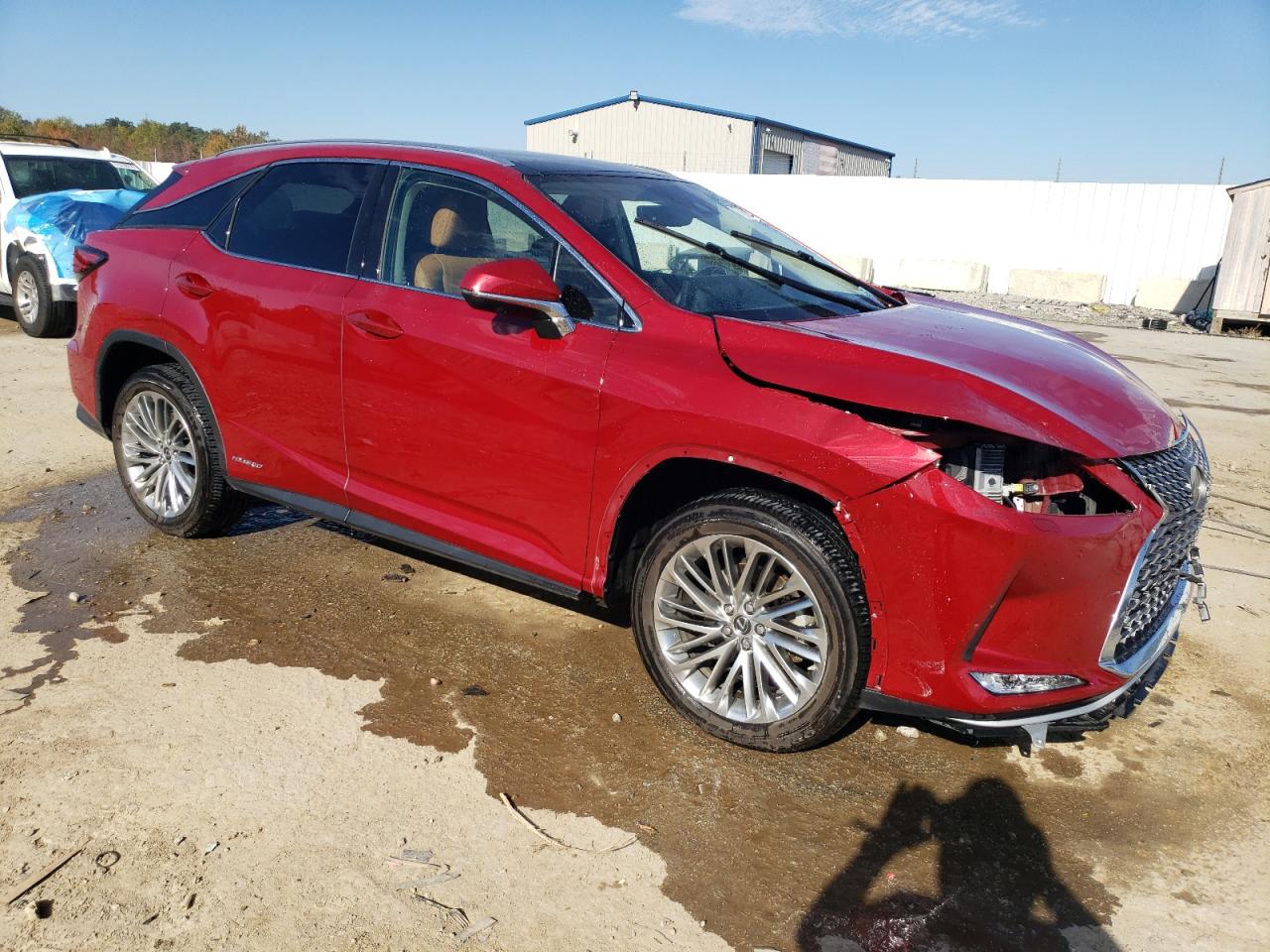 2022 Lexus RX VIN 2T2JGMDA2NC073048 Copart auction photo, front end damage thumbnail 4