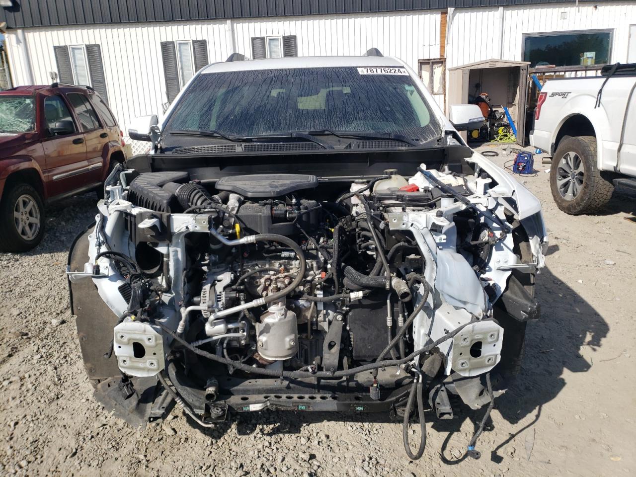 2021 GMC Acadia VIN 1GKKNPLS3MZ183965 Copart auction photo, front end damage thumbnail 5