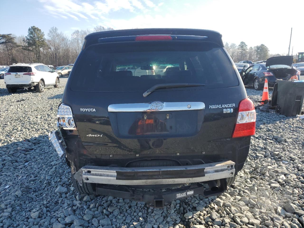 2007 Toyota Highlander VIN JTEEW21A770049080 Copart auction photo, rear end damage thumbnail 6