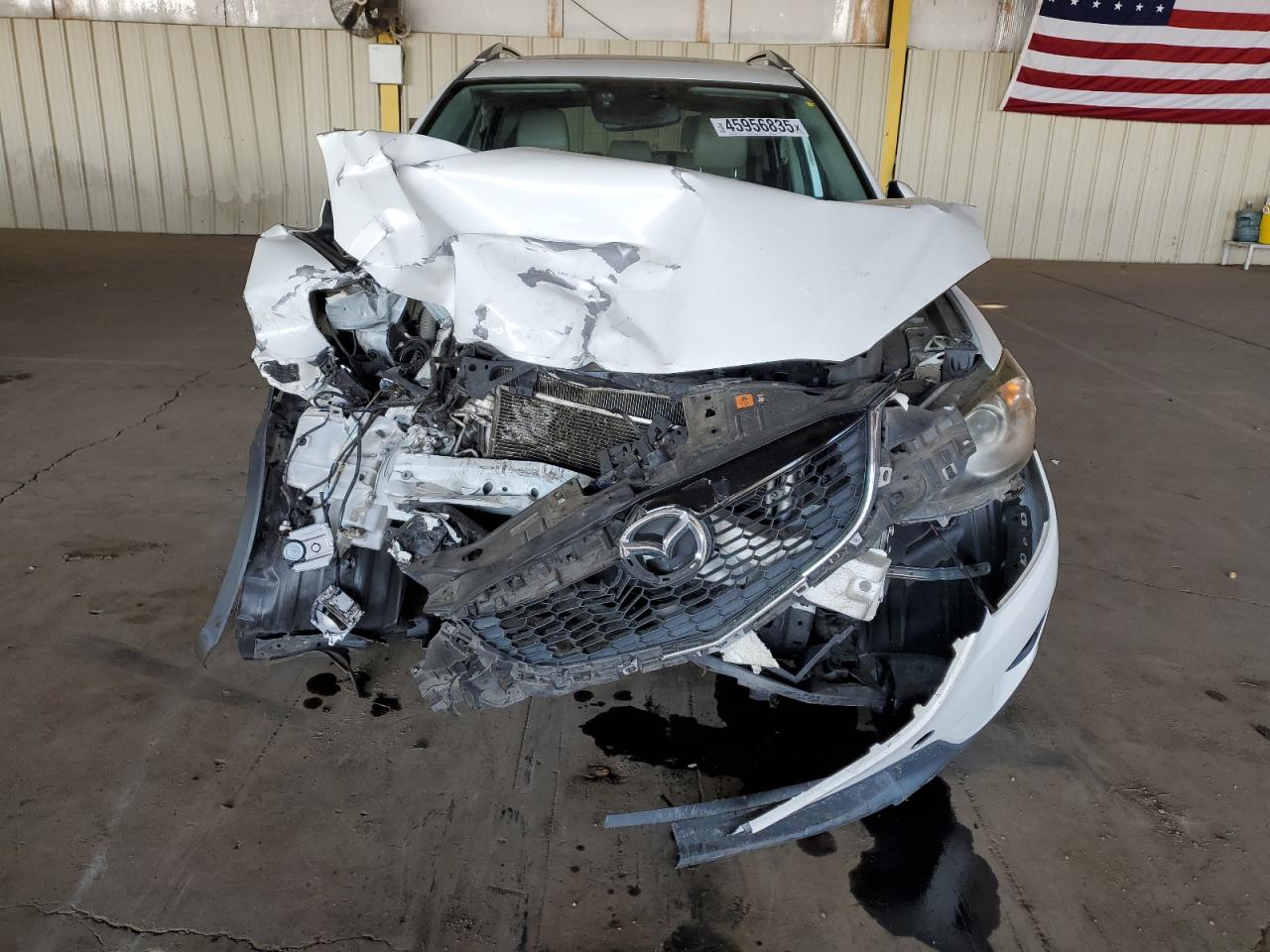 2014 Mazda CX-5 VIN JM3KE2DY4E0369996 Copart auction photo, front end damage thumbnail 5
