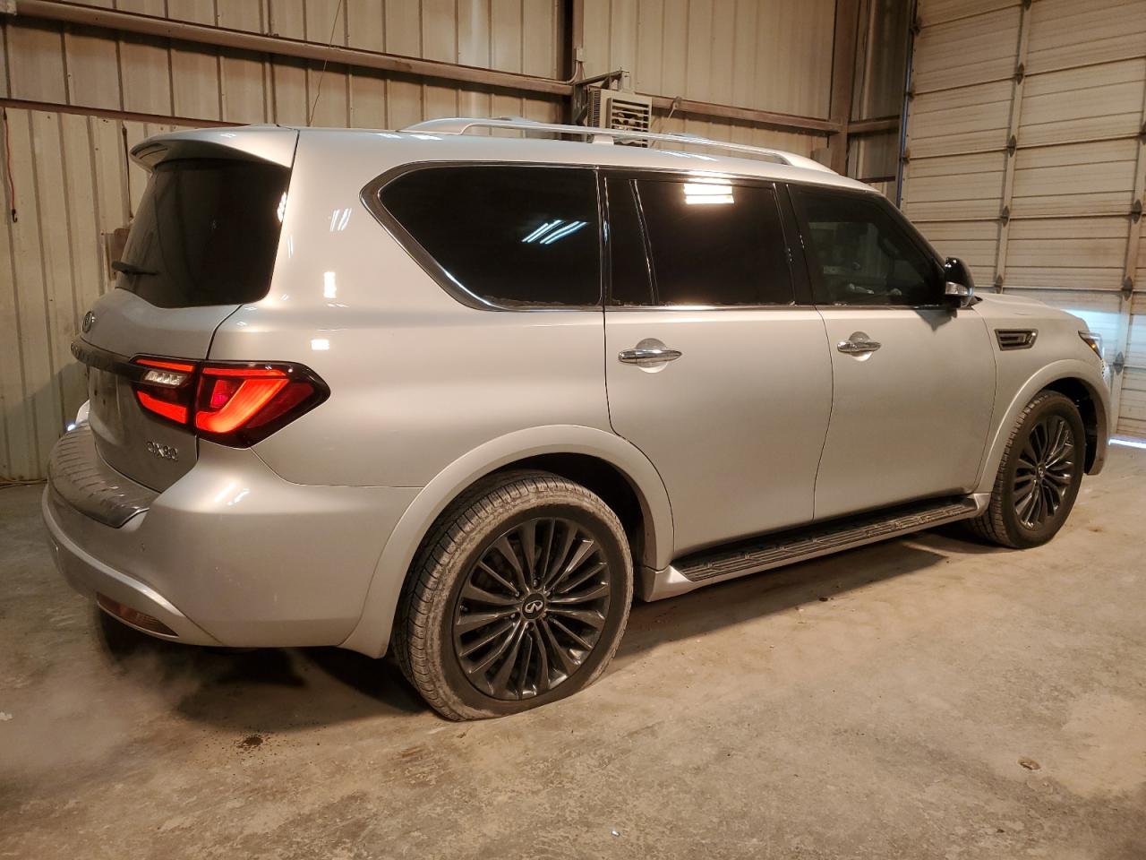 2021 Infiniti QX80 VIN JN8AZ2AFXM9720484 Copart auction photo, front end / minor dent/scratches damage thumbnail 3