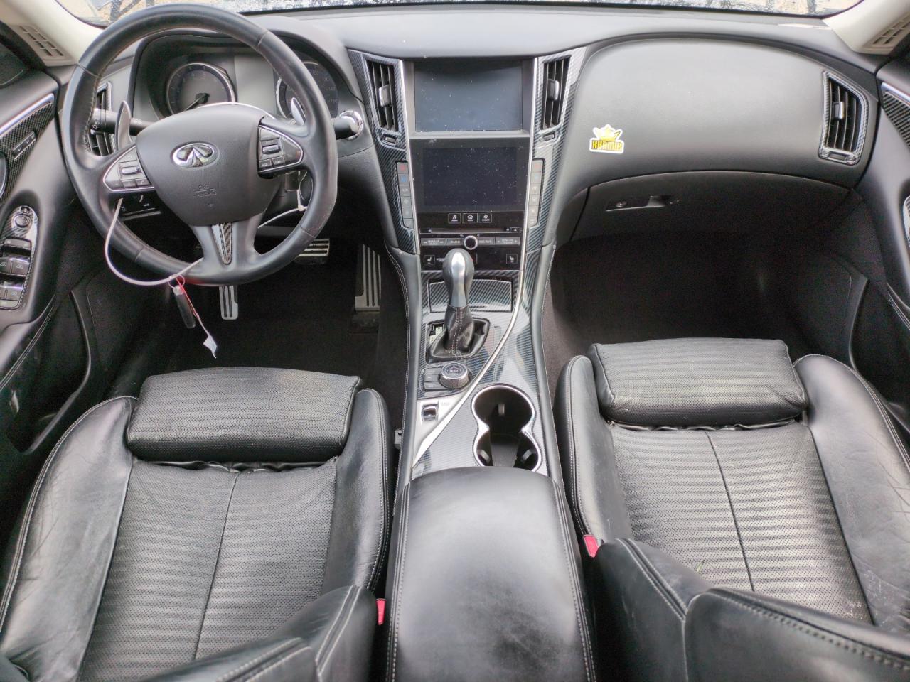 2014 Infiniti Q50 VIN JN1BV7AP0EM690706 Copart auction photo, rear end damage thumbnail 8