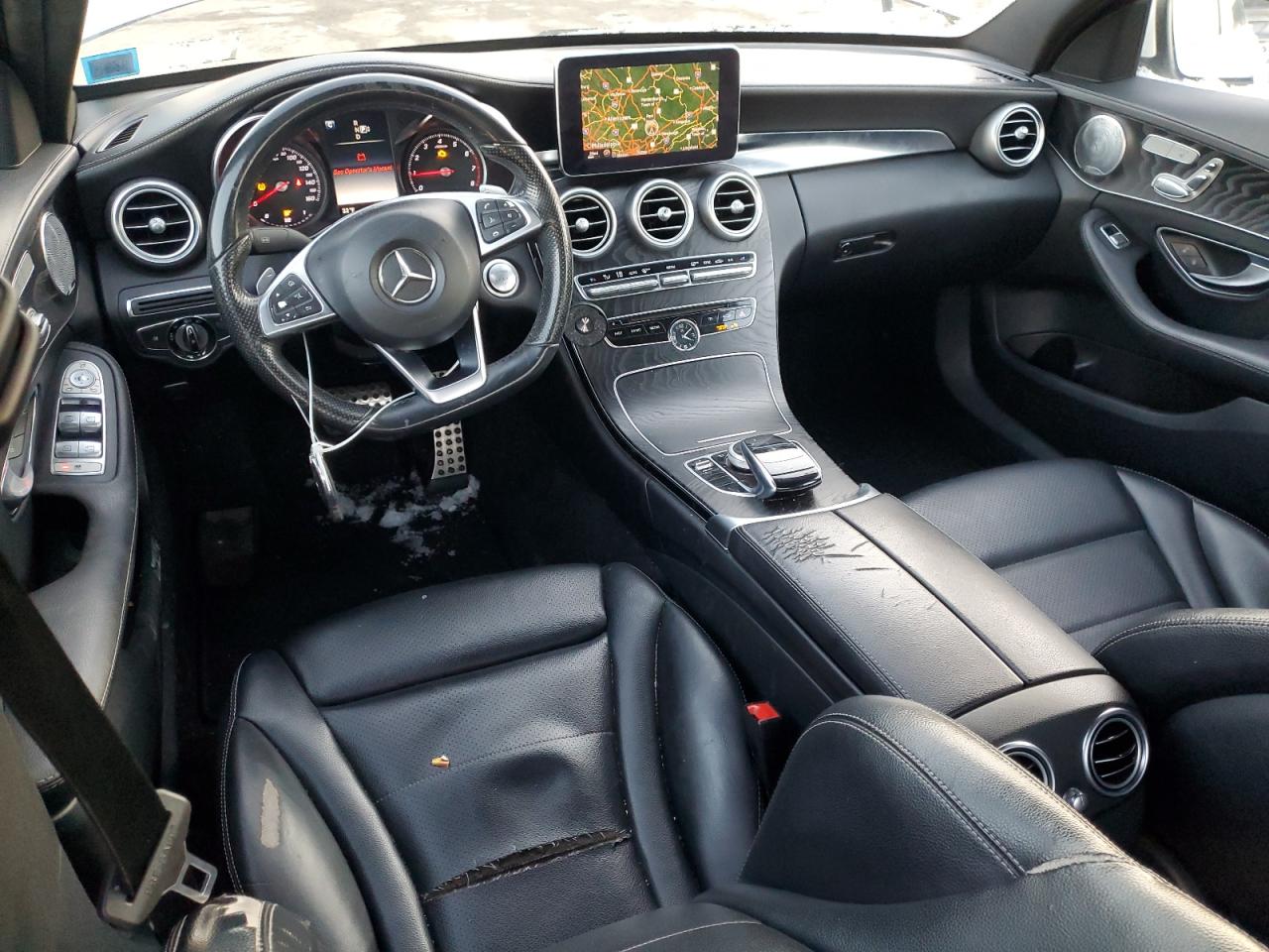 2015 Mercedes-Benz C-klasse VIN 55SWF4KB3FU012926 Copart auction photo, undercarriage damage thumbnail 8